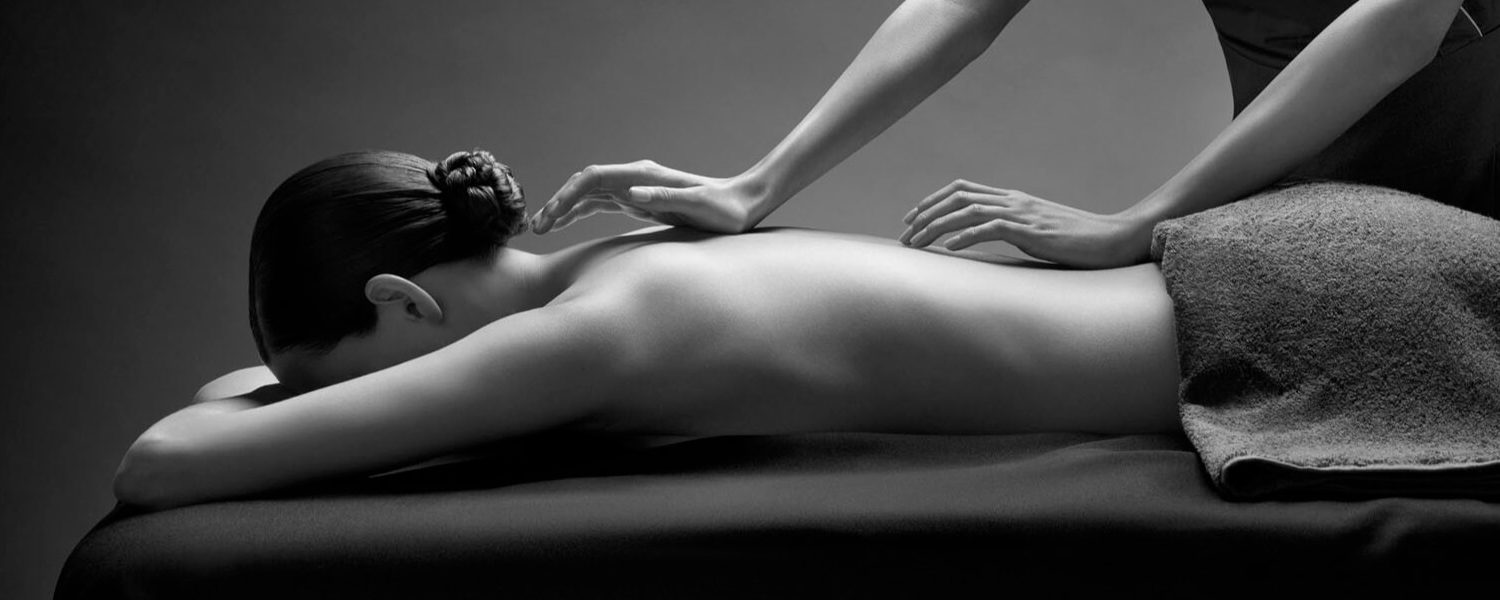 Person receiving massage