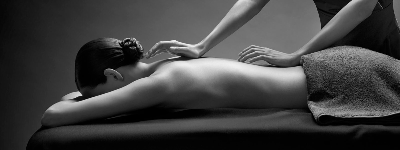 Person receiving massage